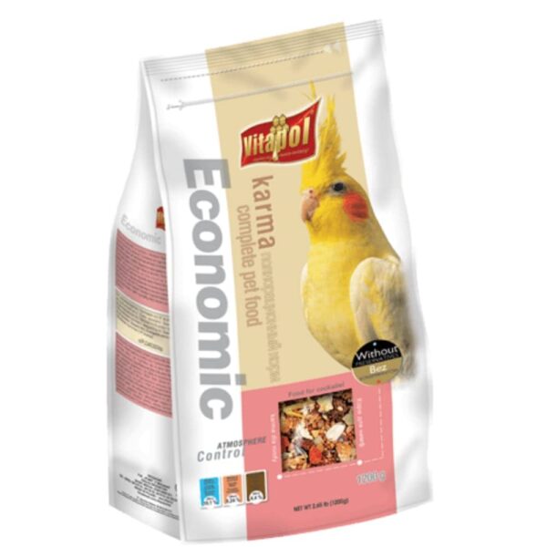 VITAPOL ECONOMIC AFRICAN/ COCKATEIL SEED MIX 1.2kg