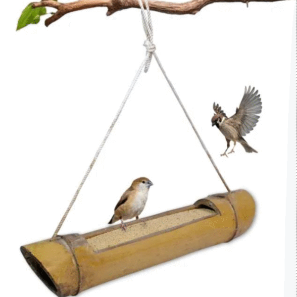 Bamboo Bird Feeder